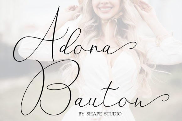 Adora Bauton: A Handwritten Font for Stunning Web Design