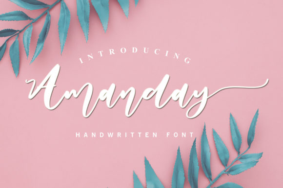 Amanday: A Refined Cursive Font for Elegant Web Design