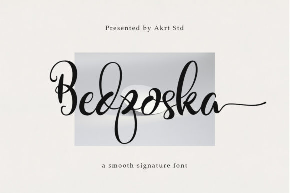 Bedposka: A Script Font for Graceful Branding
