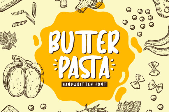 Butter Pasta: A Charming Script Font for Web Design