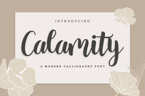 Calamity: An Elegant Script Font for Chic Branding