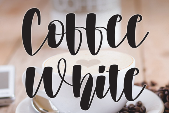 Coffee White: The Craft-Friendly Script Font for Beautiful Products