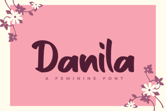 Danila: A Friendly Handwritten Font for Branding Projects