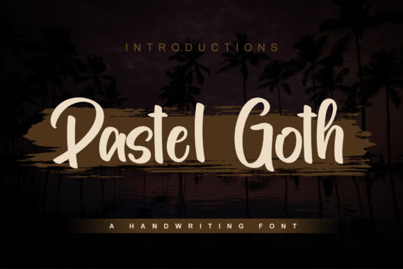 Discovering Pastel Goth: A Charming Handwritten Font