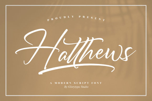 Elevate Your Brand with Hatthews: A Stylish Script Font