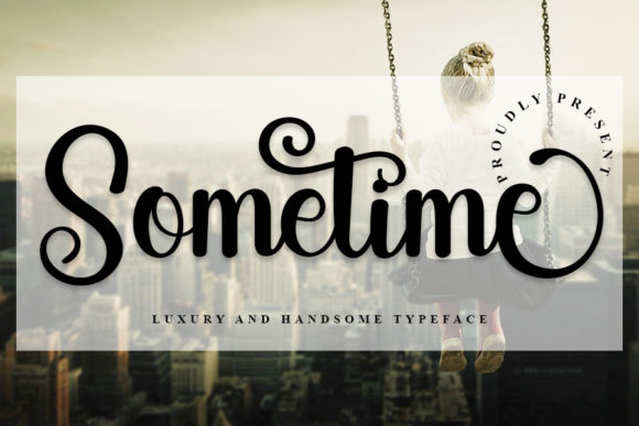 Elevate Your Brand with Sometime: A Refined Script Font