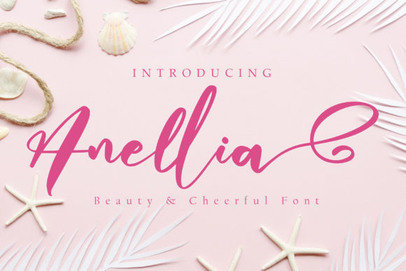 Enhance Your Campaign with Anellia: A Refined Cursive Font