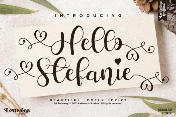 Enhance Your Campaign with Hello Stefanie Font