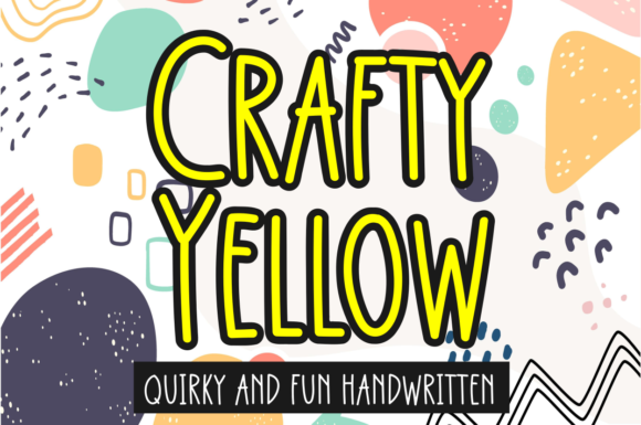 Enhance Your Editorial Design with Crafty Yellow Font