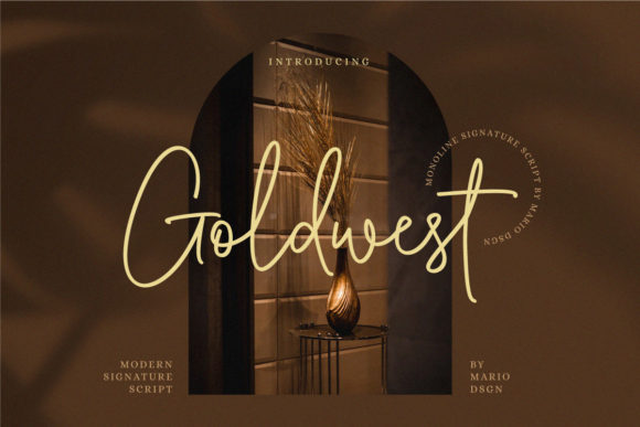 Goldwest: A Script Font Built for Real Projects