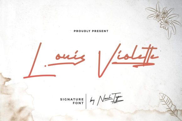 Louis Violette: A Delicate Script Font for Elegant Web Design