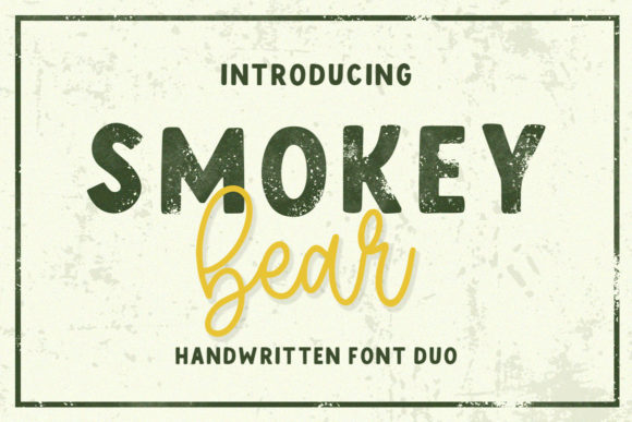 Smokey Bear: A Warm and Welcoming Font for Editorial Projects