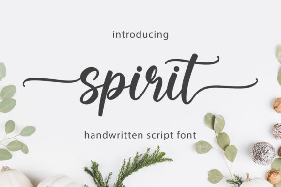 Spirit: A Refined Script Font for Elegant Web Design