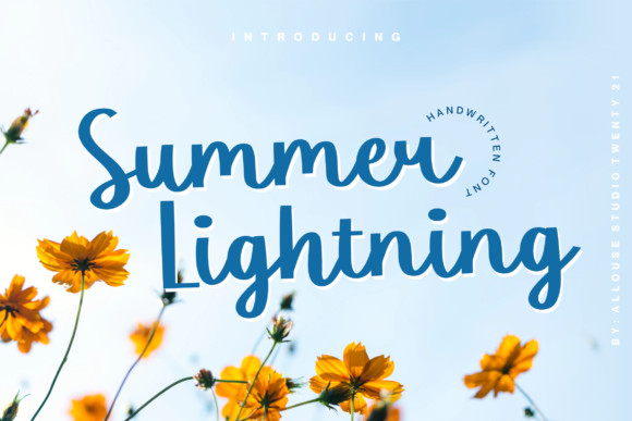 Summer Lightning: A Designer-Friendly Handwritten Font