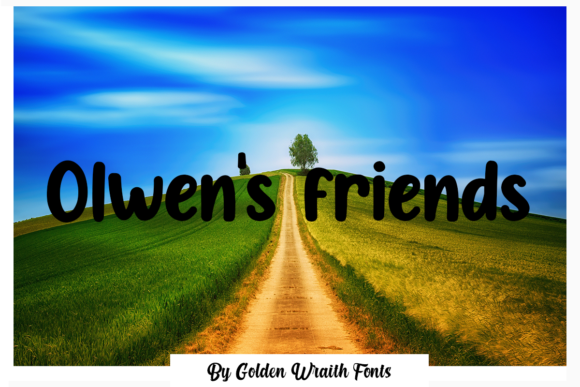 The Editorial Charm of Olwen s Friends Font