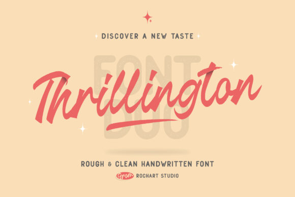 Thrillington: A Playfully Nostalgic Font for Creative Web Design