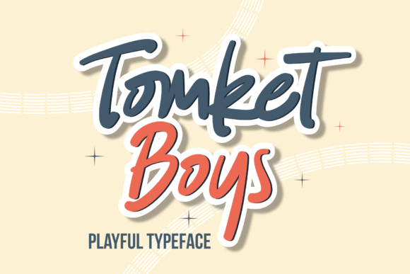 Tomket Boys: A Handwritten Font for Editorial Charm