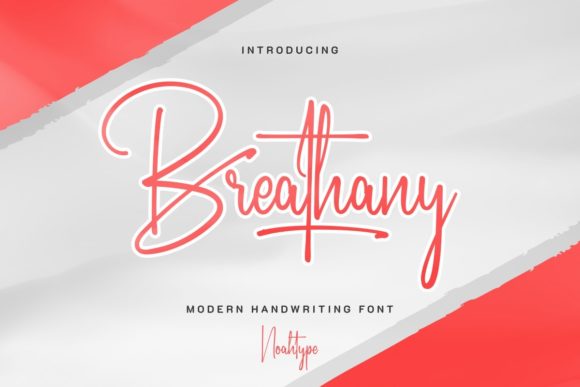 Transform Your Brand with Breathany: A Signature Handwritten Font