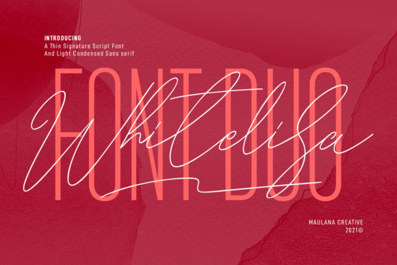 Transform Your Brand with Whitelisa: A Versatile Font Duo